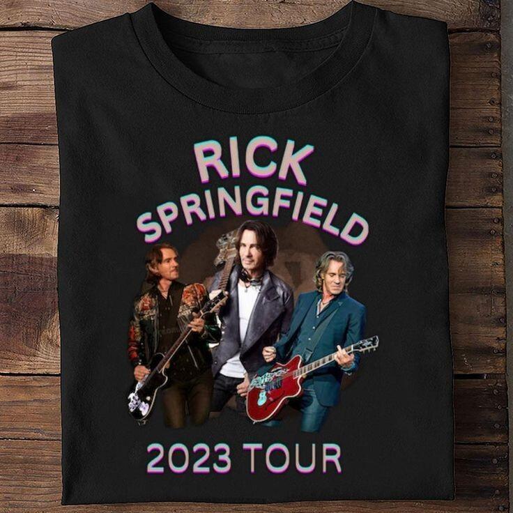 

Rick Springfield T Shirt Rock T Shirt Mens Concert T Shirt Adults Unisex T-Shirt XXXL