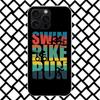 Triathlon Swim Bike Run Phone Case for iPhone 17 Air 16 16E 15 14 Plus 13 Mini 12 11 Pro Max 7 8 + SE 2020 Soft Cover Fundas 17