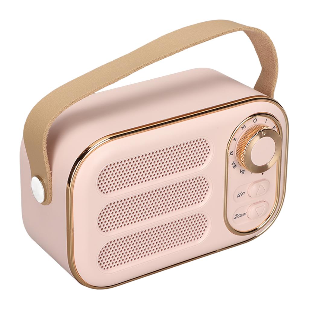 Bluetooth Speaker Stereo HiFi Sound USB Charging Retro Portable Wireless Speaker for Home Travel