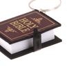 Mini biblická klíčenka Knižní přívěsek Klíčenka Klíček od auta Školní taška Dekorace Doplňky Anglický Kříž Náboženská Klíčenka