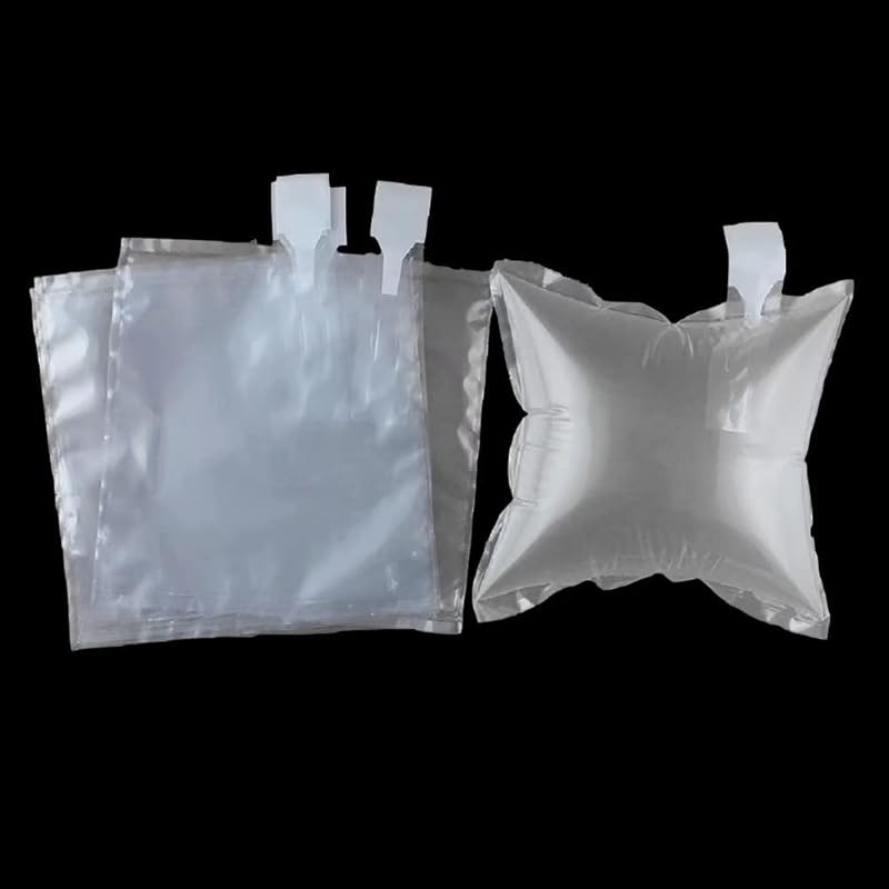 100 Pack,Free Hand Pump AIR PAKPRO 3.9x5.9inch Clear Plastic Inflatable Air Packaging Bags Air Pillows Air Cushions Buffer Bags Void Fill Cushioning