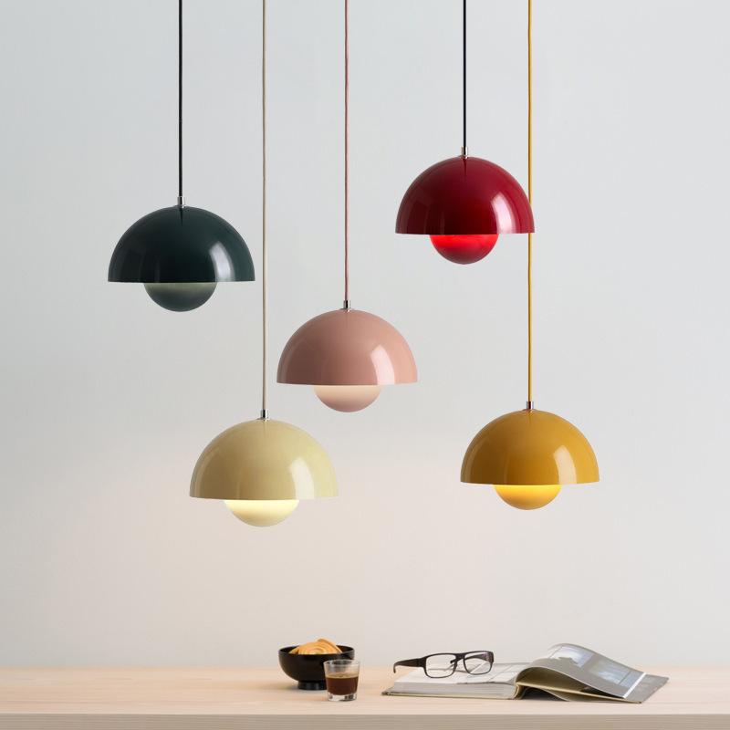 23cm Creative Chandeliers Bedroom Study Restaurant Pendant Light Decorative Lamp Multi-color Optional Modern Bud Indoor Lighting