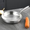 Tigaie din oțel inoxidabil 304 tigaie antiaderență oală pentru friptură vase de bucătărie neacoperite pentru aragaz și aragaz cu inducție
