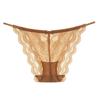 Exquisite Sexy Ribbon Full Lace Thin Briefs Breathable and Comfortable Women's Underwear