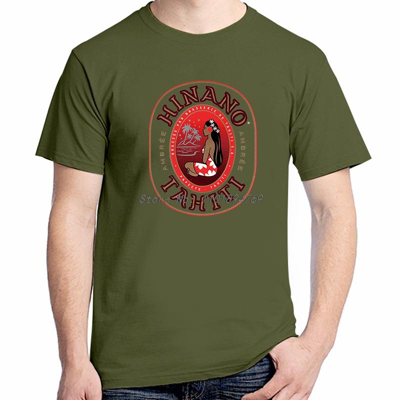Classic Graphic T Shirts Summer Fashion Hinano Beer Tees Tops Cotton Oneck New Shirts And Tshirts Unisex Print T Shirt