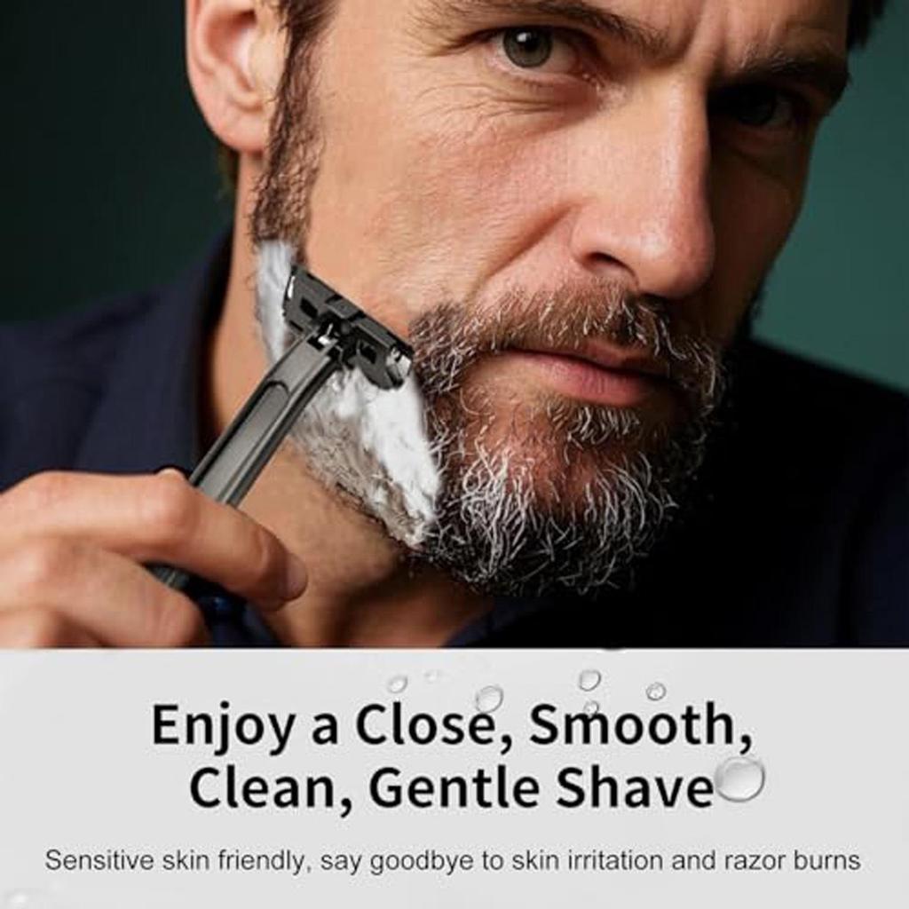 Double Layer Half Blade Manual Razor with Floating Head