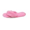 Fashion 2025 New Women’s Fur Slippers Indoor Furry Fuzzy Open Toe Shoes Home Cozy Warm Slides Double Straps Slipper Soft Sole Non Slip