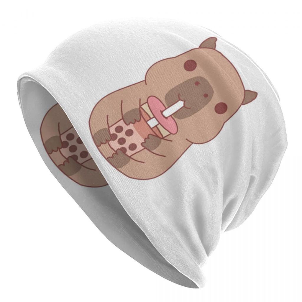 Custom Capybara Beanie Cap Unisex Winter Warm Bonnet Femme Knitting Hats Hip Hop Outdoor Ski Skullies Beanies Caps For Unisex Women