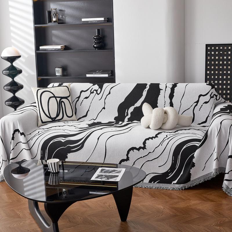 Chenille Non-slip Sofa Towel for All Seasons, Thickened Premium Full Cover Cloth Towel, Double-sided Anti-cat Scratch Cover Cushion