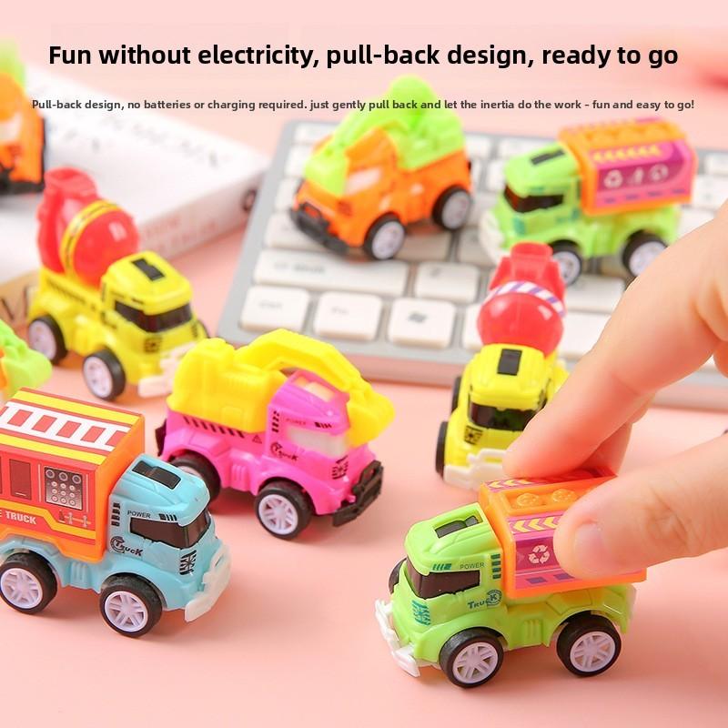 Simulation Inertia Mini Color Engineering Vehicle Children Toy Entertainment For