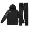 Fleece Sweatshirt Casual Sports Hooded Loose Large Fleece Thickened Sports Pants and Sweatpants Suit