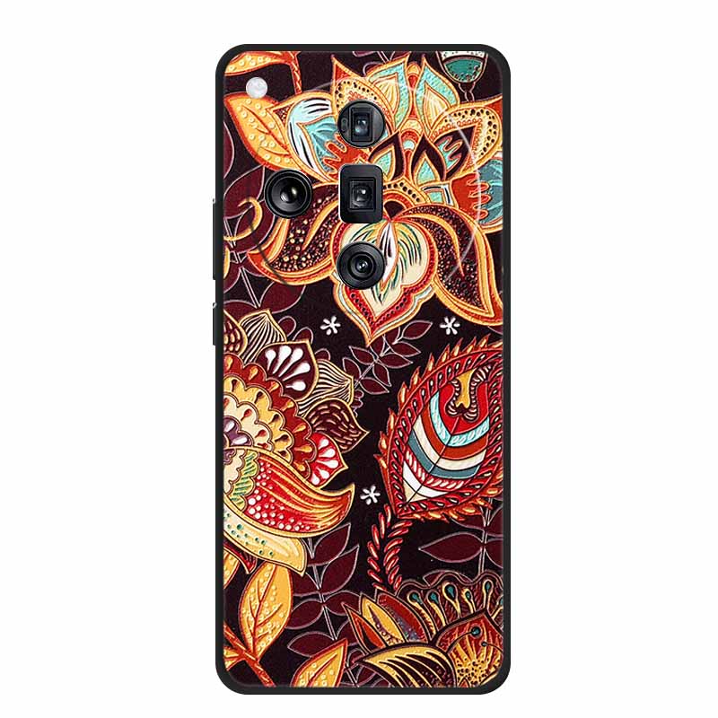 3D Emboss Case For OPPO Find X7 Ultra Phone Case Relief Black Silicone Soft Back Cover Coque For OPPO Find X7 Ultra Cases Fundas
