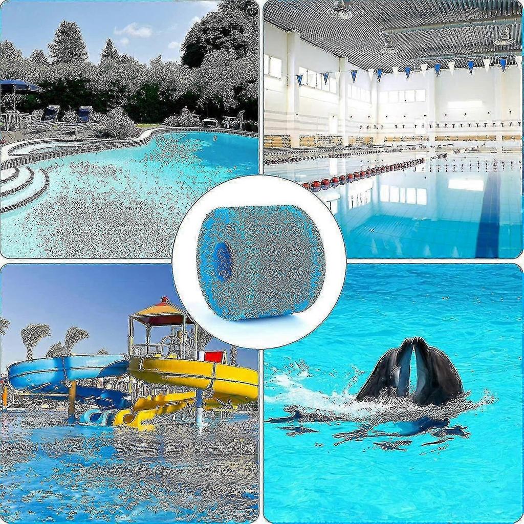 Filter schwamm Typ S1, Schaumstoff-Filterkartusche, Pool-Filter Schaumstoff, wiederverwendbar und waschbar, Schaumstofffilter (6 Stück, blau)