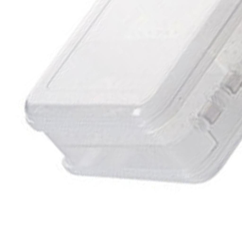 Dubbelskikt smyckeskrin Förtjockad plast Smyckesförvaringslåda Hängande Genomskinlig Smyckeskrin Organizer