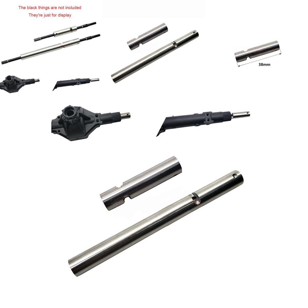 Premium Stainless Steel Axle Tubes Set For Rc 1/10 Truck Axial Ax10 Wraith Rr10