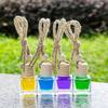 Car Hanging Bottles Perfume Aromatherapy Refillable Air Freshener Diffuser Oil Fragrance Bottle Vehicle Auto Sapper Pendant