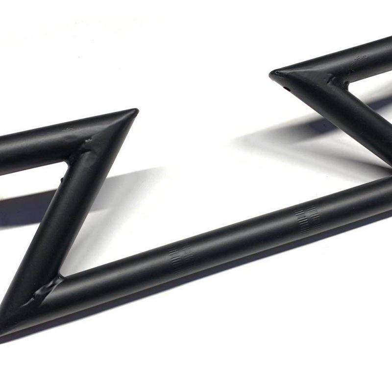 Retro Z-shaped Lightning Handlebar for Harley Cruiser Motorcycle - 22mm