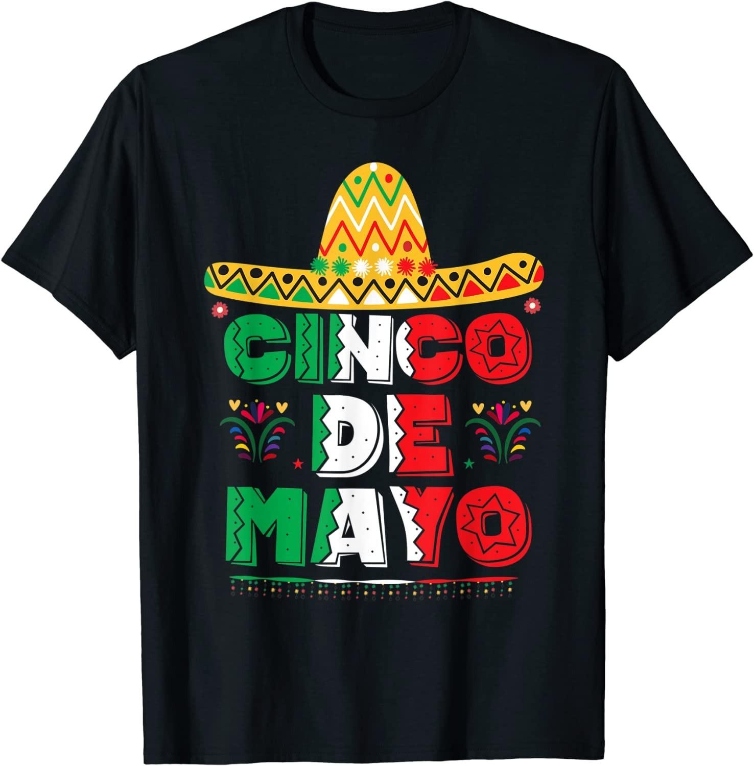 NEW LIMITED! Cinco De Mayo Mexican Fiesta 5 De Mayo Tee - MADE IN USA M