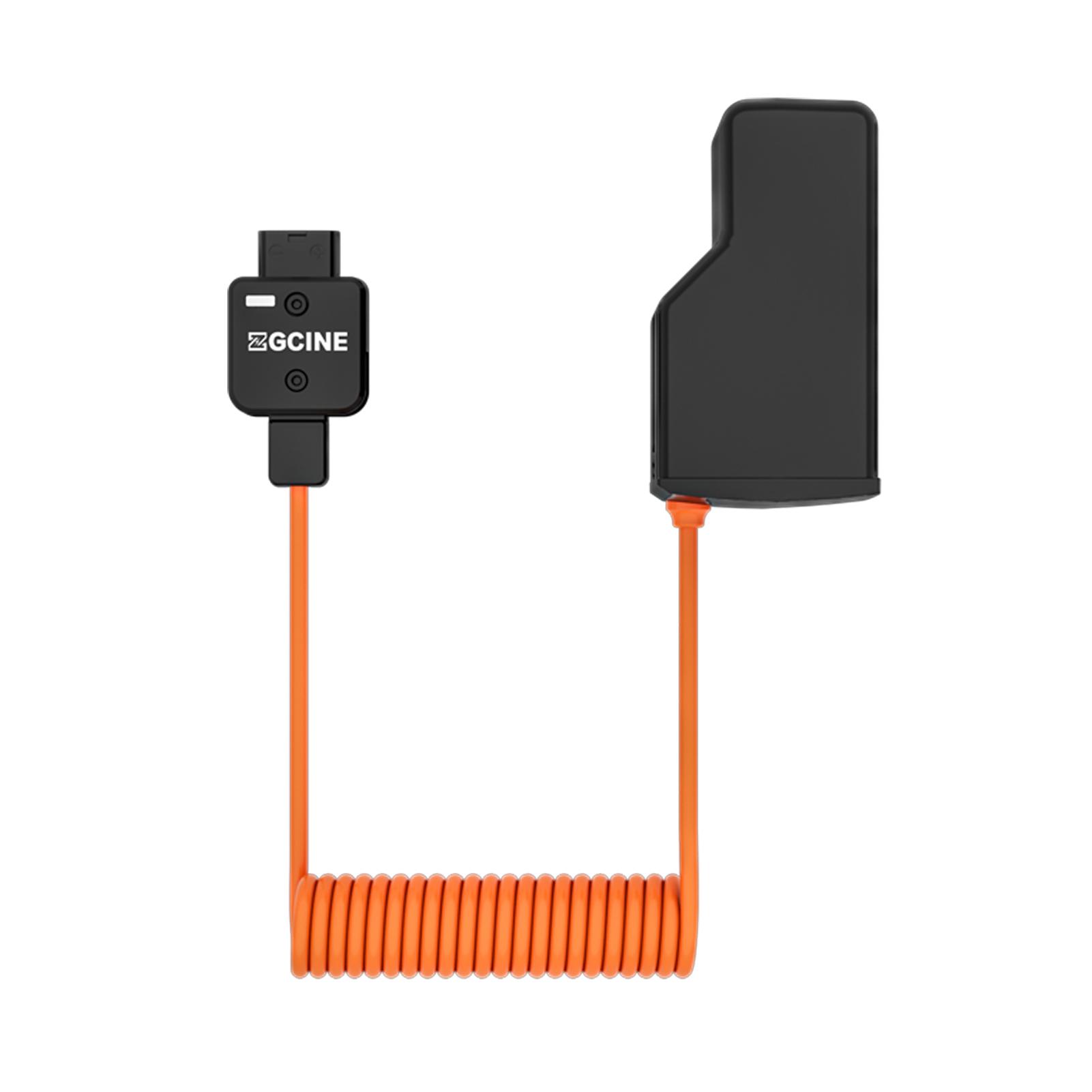 

ZGCINE DT-AD200 фиктивный аккумулятор с разъемом D-Tap для Godox AD200/ AD200 Pro/ AD200 Pro II/ оранжевый