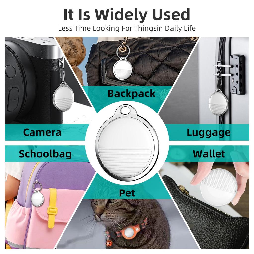 Apple Certified Bluetooth Pet Finder: Global Positioning & Anti-Loss Device, Compatible with Find My.
