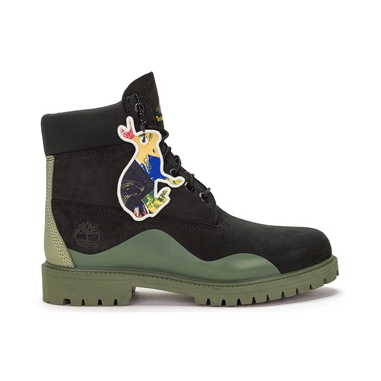 Timberland Bottes d'extérieur courtes en cuir imperméables pour hommes, bottes noires A5UYWW