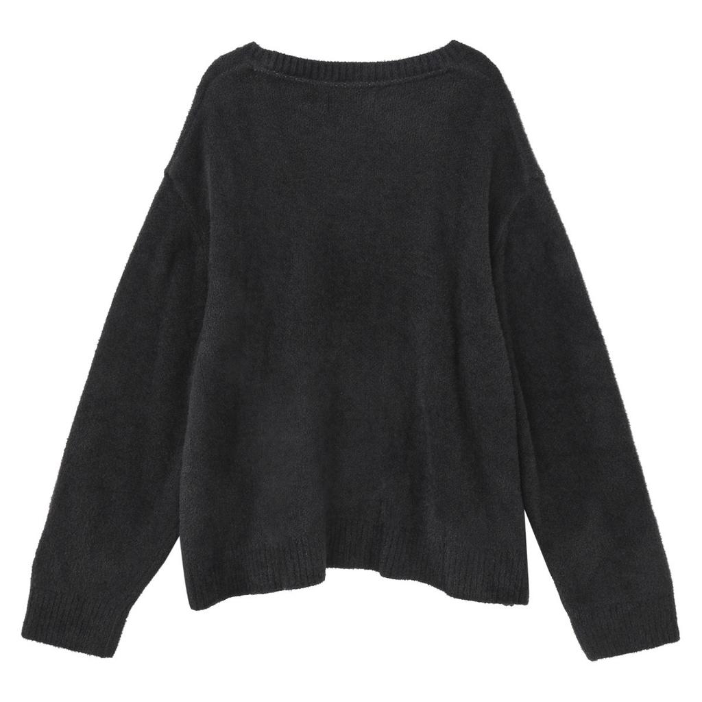 Jordan Flight Heritage Letter Crew Neck Loose Fit Fleece Lined Sweater Men's Black FD7390-045