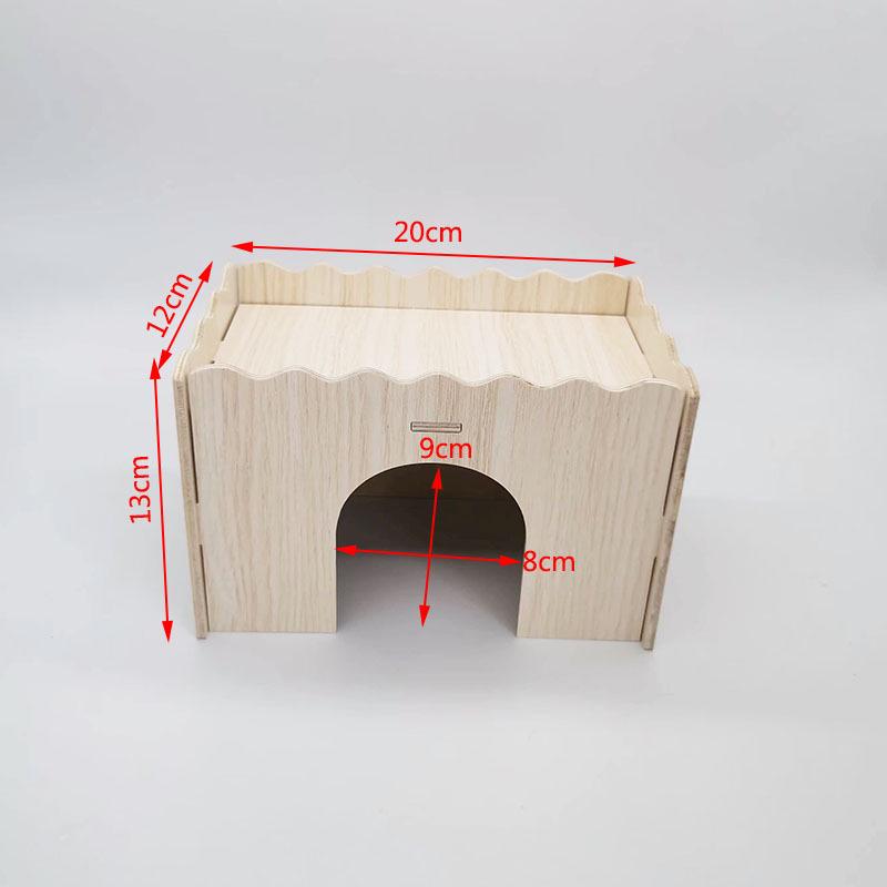 Small Hamster & Sugar Glider Hideout: Cozy Villa for Pet Nests, Bedrooms & Landscaping