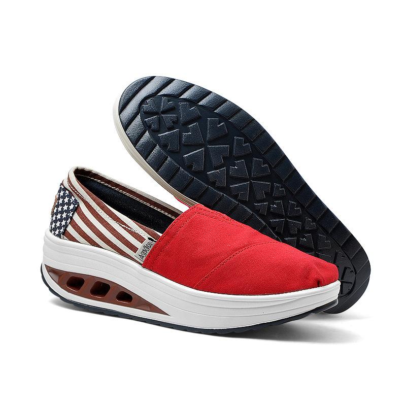 Rocking Shoes New Casual Student Canvas Shoes Lazy Shoes Harajuku