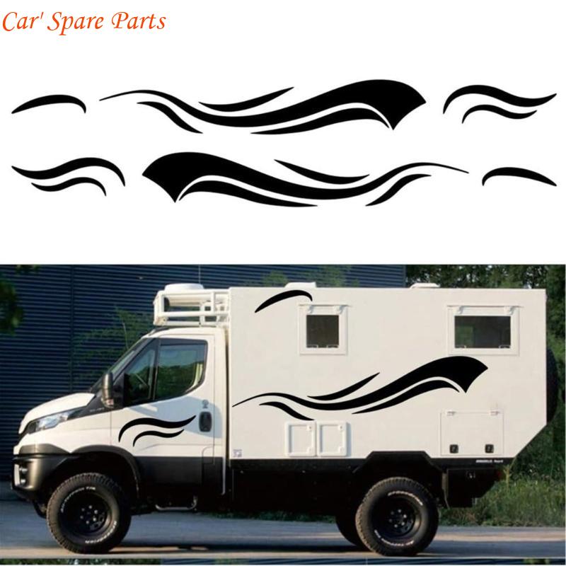 Y4UA Auffällige Autoaufkleber Grafiken für Wohnmobile und SUVs mit glatten Oberflächen Kratzfest Einfach anzubringen