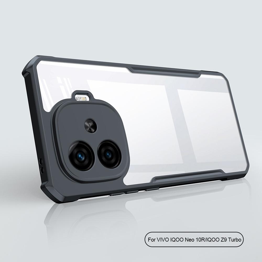 

XUNDD For vivo iQOO Neo 10R 5G/Z9 Turbo 5G Case Dropproof TPU+Acrylic Clear Back Phone Cover Type A