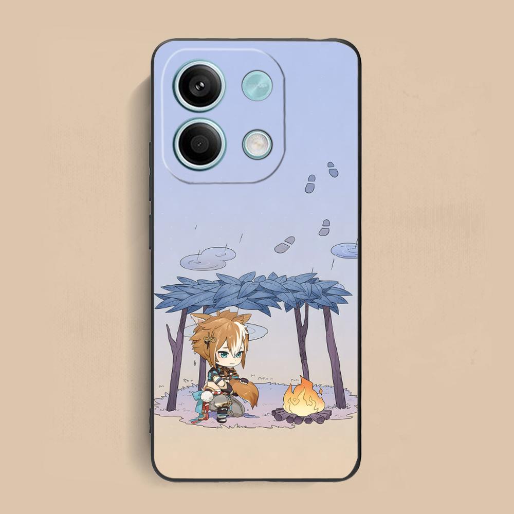 Game GI Gorou Mobile Phone Case for Xiaomi Redmi 15 14 13 12 A5 3 2 1 C Plus 4G 5G Colorful Printing Cover Luxury Cover