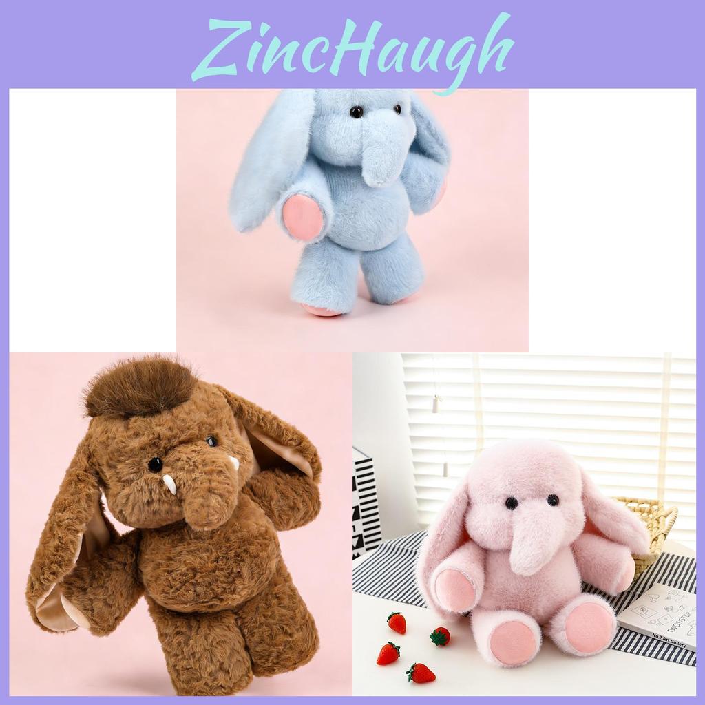 Plush Elephant Toy Soft Short Plush Stuffed Animal For Kids Gift Baby Bedtime Comfort