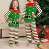 Christmas Parent Child Family Set Home Furnishings Christmas Pajamas Two Piece Set