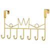 Over-the-Door No-Drill Clothes Rack with Extended and Thickened Hooks for Storage and Organization