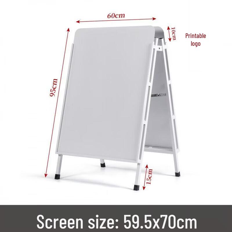 Outdoor Double-Sided Iron Poster Display Stand