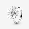 New Arrival S925 Sterling Silver 50 Types Sparkling Daisy Flower Crown Rings  for Women Engagement Jewelry Anniversary