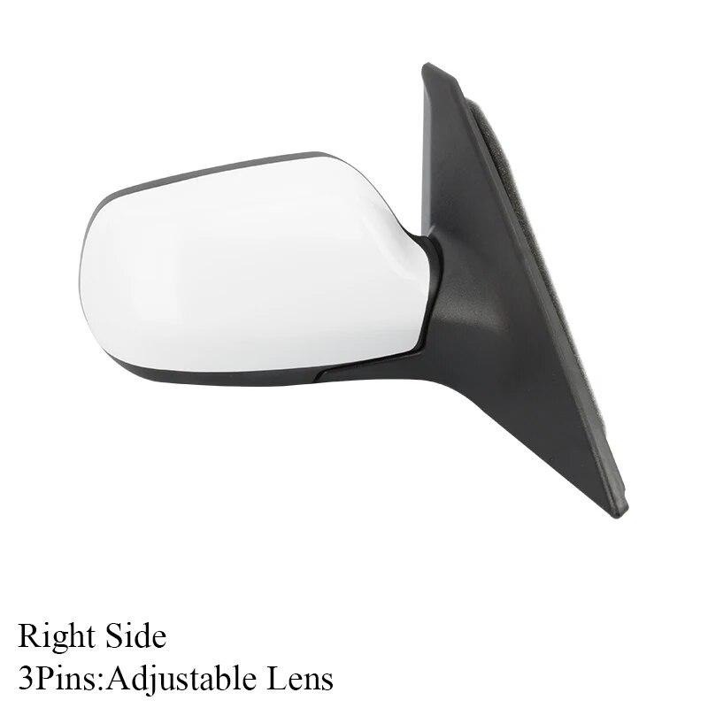 

ZUK Наружное боковое зеркало заднего вида в сборе для MAZDA 6 GG1 2005 2006 2007 2008 2009 2010 2011 2012 3-контактный 5-контактный электрический складной Right Side(3-pins)