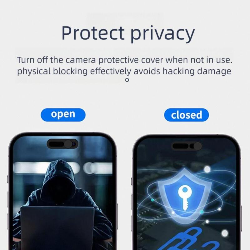 Front Camera Cover Slide Shield For 14Pro 15 16 Series Protections