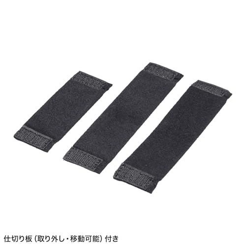 SANWA SUPPLY Semi-Hard Gadget Case (W260 X D150 X H80mm) IN-HDAD5BK