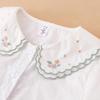 Girls' Long-Sleeve Cotton Lapel Shirt - Spring/Autumn Academy Style