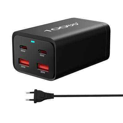 4 In 1 100W GaN Charger Desktop Fast Charger for IPad Phone Charger Adapter for IPhone 16 15 14 13 Pro Max Xiaomi Samsung Huawei