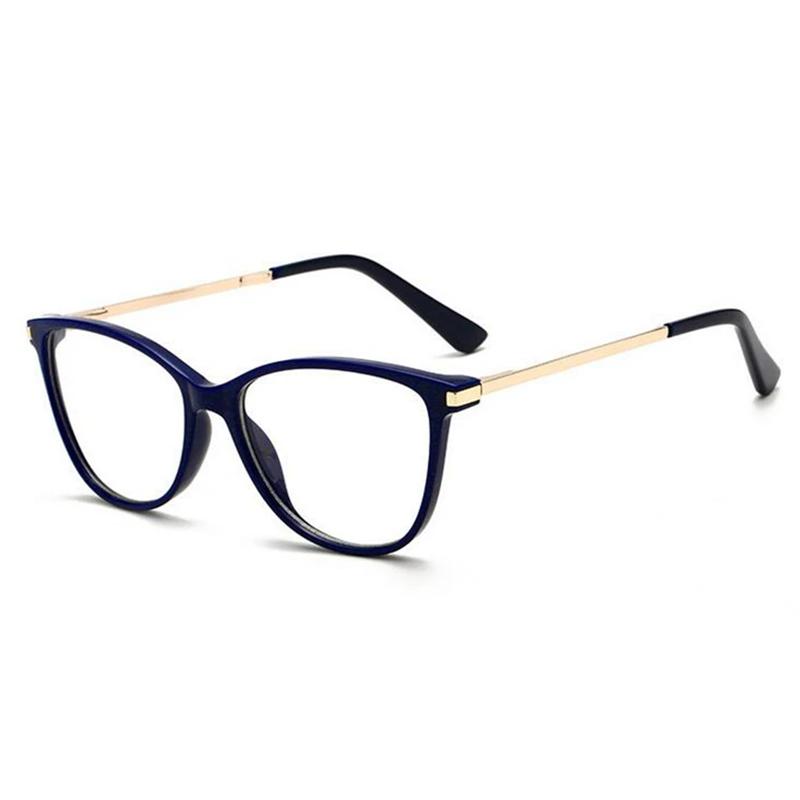 Black Leopard Cat Eye Prescription Glasses Anti Blue Light Photochromic Myopia Hyperopia Progressive Bifocal Eyewear