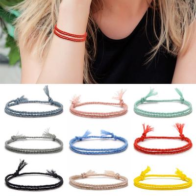 Cotton Couple Woven Bracelet Handmade Braid Bracelet Gift Braided String Bracelet  Lovers