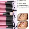 20Pcs/Set Eyeliner Makeup Brush Set Soft Fluffy Cosmetic Brushes Kit Make Up Brushes  Beauty Tool