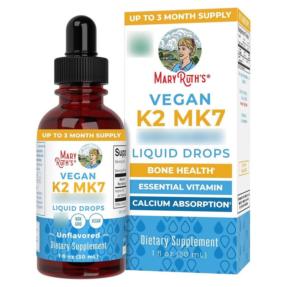 Merilous Vitamin K2 MK7 Liquid Drops Unflavored 1 pcs 30ml