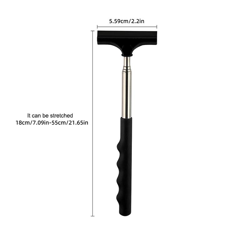 Car Rearview Mirror Wiper, Telescopic Squeegee For Auto Glass, Portable Water Cleaner Rod, Mini Automotive Cleaning Tool
