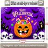 Party Backdrop Halloween Flat Banners Pumpkins Skulls Bats Celebrations Wedding Enthusiasts Event Backdrop Decoration Front Door Decor