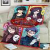Tokyo Ghoul Print Flannel Blanket  Warm  Comfortable for Travel, Bedrooms, Chairs, Sofas, Beds, Picnics-kwq200