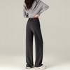 Xinge Women's Tencel Acetate Sweatpants - High Waist, Wide Leg, Straight, Loose Fit, Autumn Casual Style.