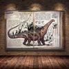Modułowy Płócienny Ark Survival Evolved Obrazy Malarstwo Gra Survivalowa Wystrój Domu Druk Plakat Dinozaura Salon Nowoczesna Sztuka Ścienna